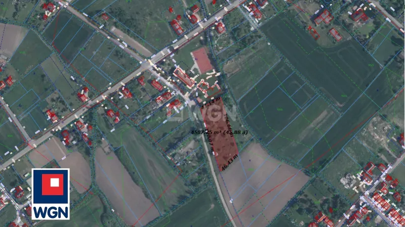 Grunt budowlany jednorodzinny na  sprzedaż Kotowice - Działka budowlana na sprzedaż 4566m2, Kotowice gmina Siechnice.