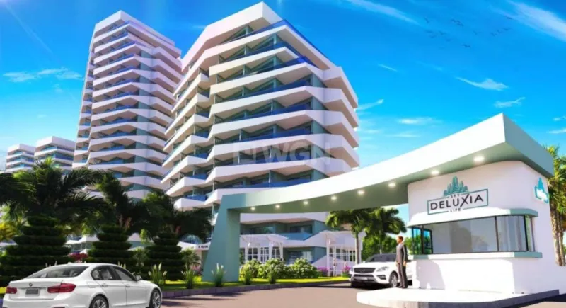 Mieszkanie na  sprzedaż Iskele - Luksusowe apartamenty 52 m2, środkowe piętro (1+1),Yeni Iskele, Cypr Północny.